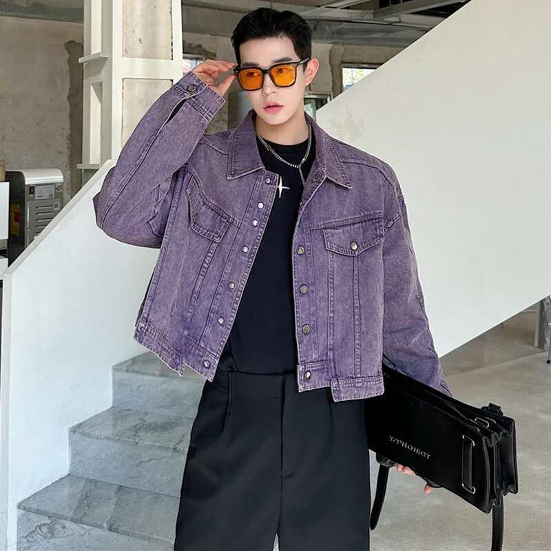 LUZHEN Personality Denim Short - Street Fashion Men 2025 리뷰 및 가격