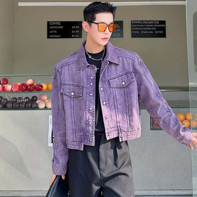 LUZHEN Personality Denim Short - Street Fashion Men 2025 리뷰 및 가격