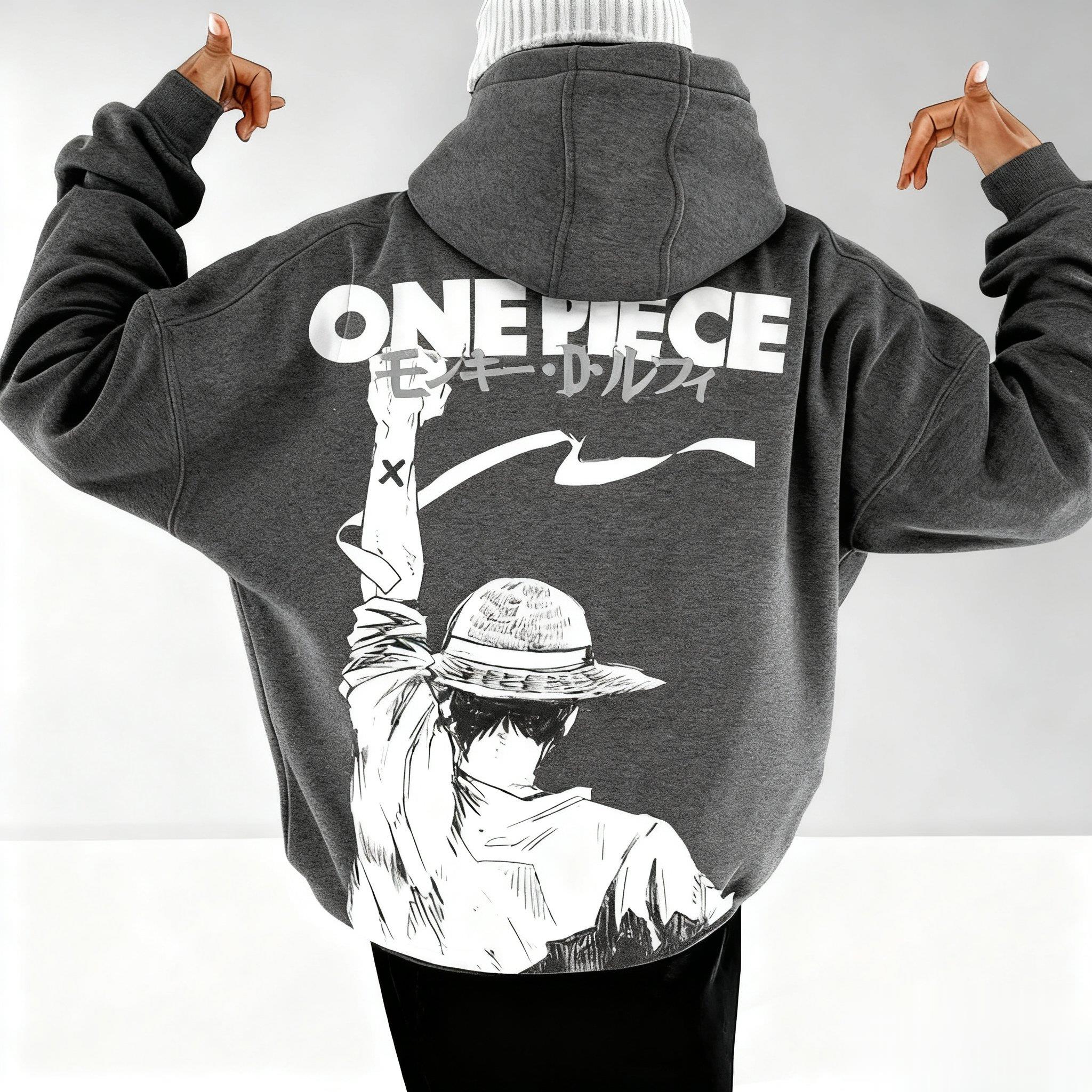 One Piece Anime Hoodie Men Wom - Graphic Hoodie Streetwear 리뷰 및 가격
