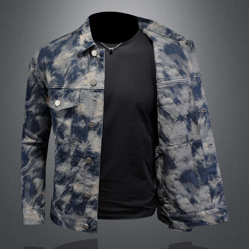 2025 Spring Vintage Denim Jack - Street Fashion Men 2025 리뷰 및 가격