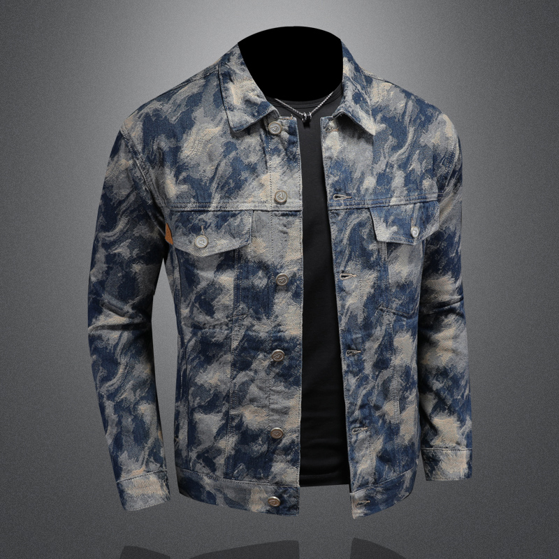 2025 Spring Vintage Denim Jack - Street Fashion Men 2025 리뷰 및 가격