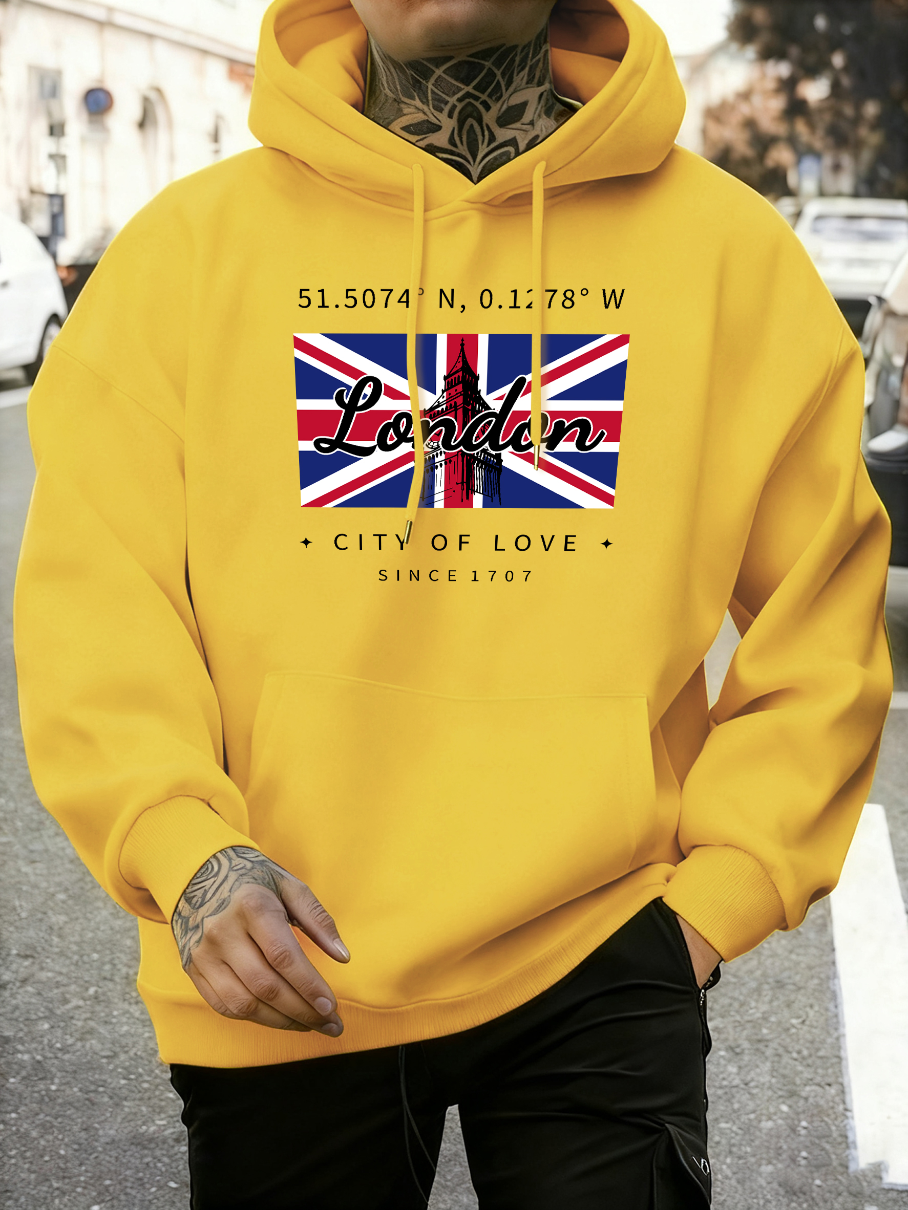 London City Of Love Flag Print - Street Fashion In London 리뷰 및 가격