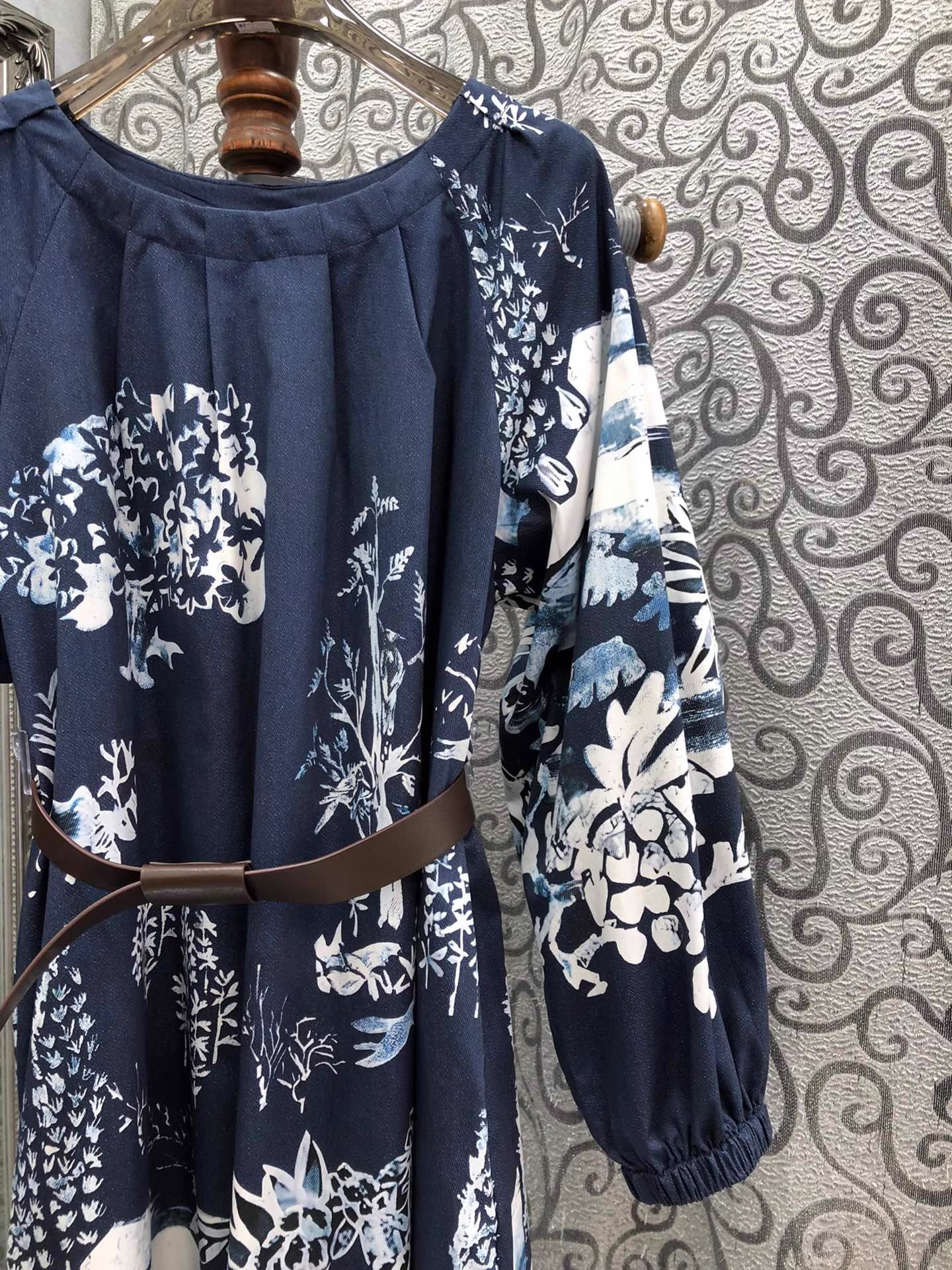 Vintage Print Dress 2025 Autum - Street Fashion Events 리뷰 및 가격