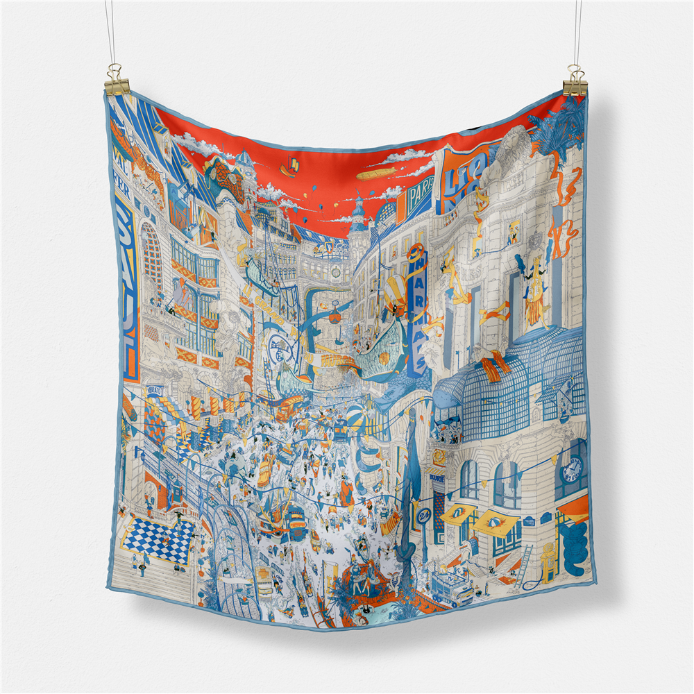 Twill Silk Scarf Woman Commerc - Street Fashion Hijab 리뷰 및 가격