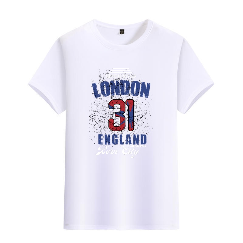 Men's Black Round-Neck Short-S - Street Fashion In London 리뷰 및 가격