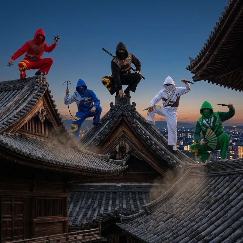 Ninja Warrior Armor Hoodie Set - Graphic Hoodie Streetwear 리뷰 및 가격