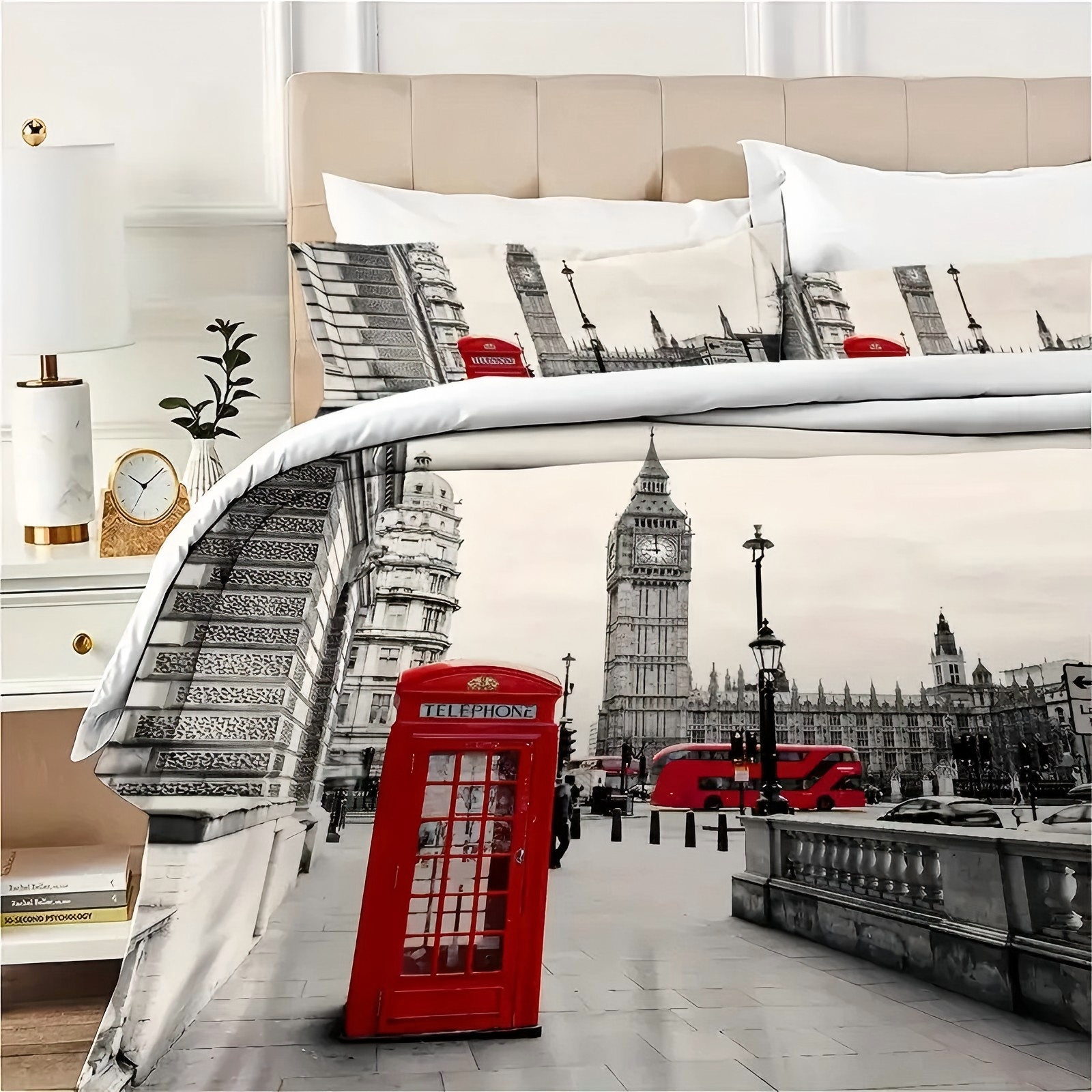 London Street Pattern 3D Print - Street Fashion In London 리뷰 및 가격