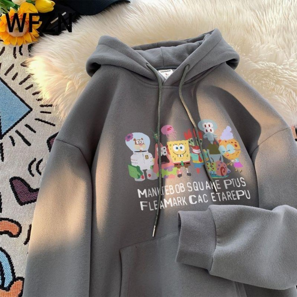 SpongeBob SquarePants Streetwe - Graphic Hoodie Streetwear 리뷰 및 가격