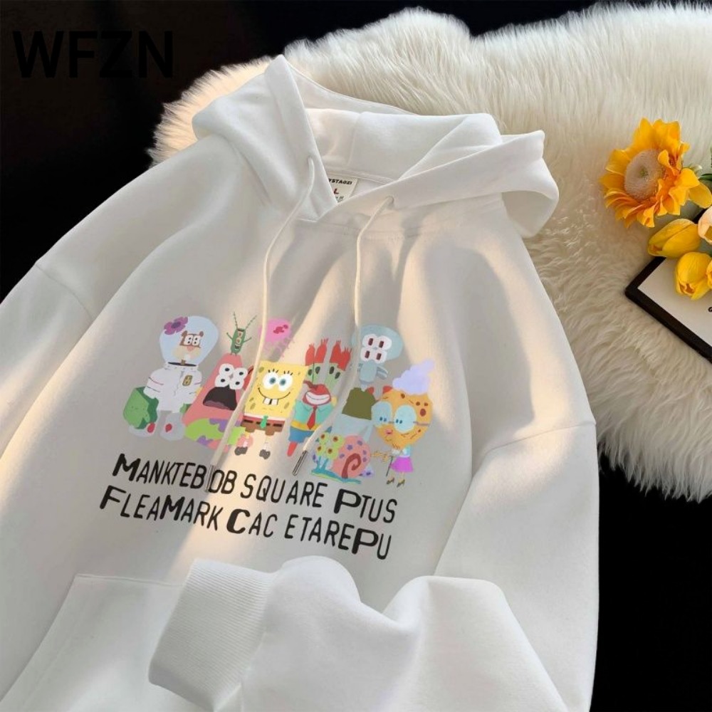 SpongeBob SquarePants Streetwe - Graphic Hoodie Streetwear 리뷰 및 가격