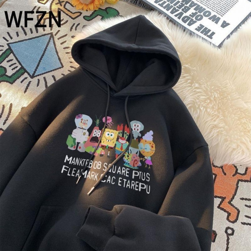 SpongeBob SquarePants Streetwe - Graphic Hoodie Streetwear 리뷰 및 가격