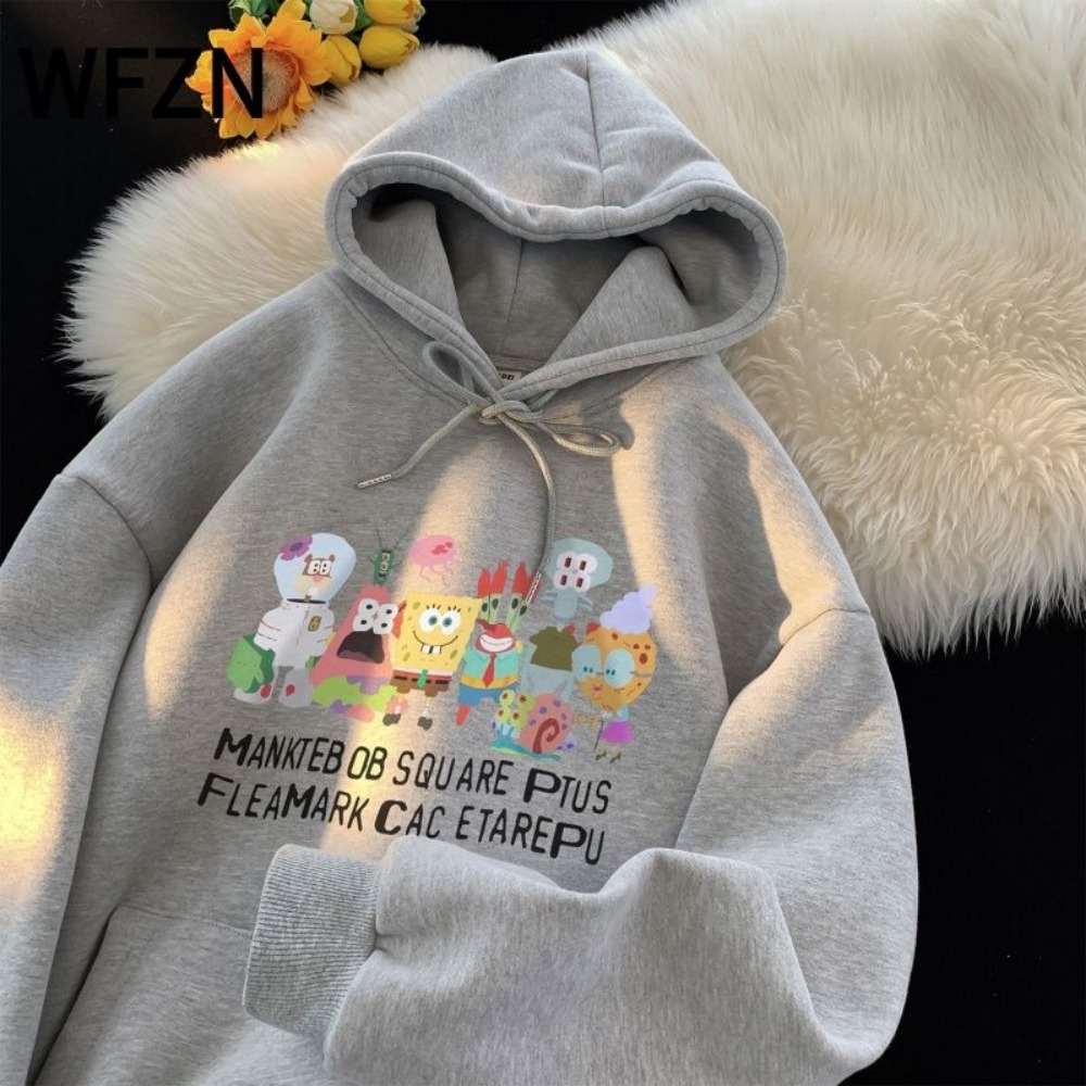 SpongeBob SquarePants Streetwe - Graphic Hoodie Streetwear 리뷰 및 가격