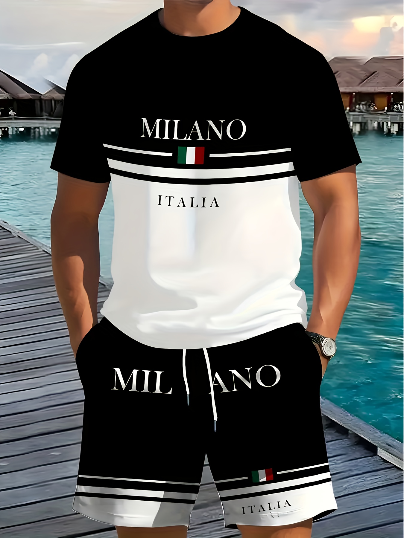2026 Summer New Men's Short-Sl - Street Fashion Summer 2026 리뷰 및 가격
