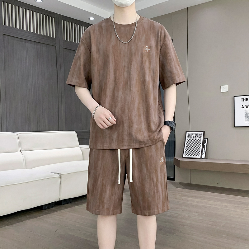 【T-Shirt + 5-Point Shorts】Men' - Street Fashion China 리뷰 및 가격