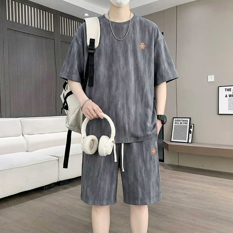 【T-Shirt + 5-Point Shorts】Men' - Street Fashion China 리뷰 및 가격