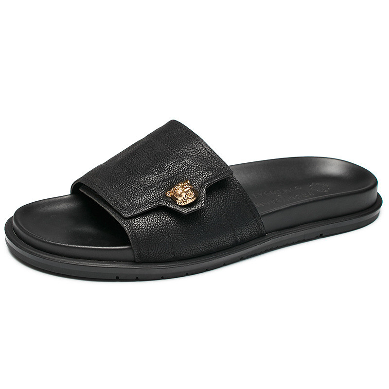 2025 New Genuine Leather Slipp - Street Fashion Men 2025 리뷰 및 가격
