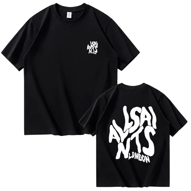 London Elastic Text T-Shirt, B - Street Fashion In London 리뷰 및 가격