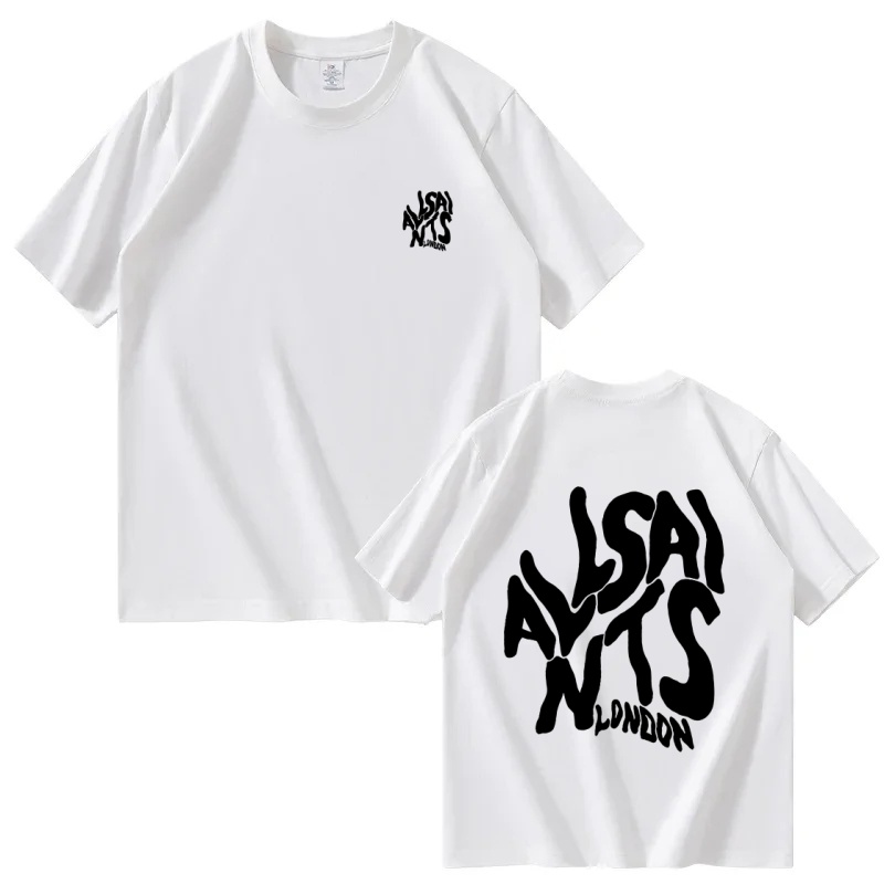 London Elastic Text T-Shirt, B - Street Fashion In London 리뷰 및 가격