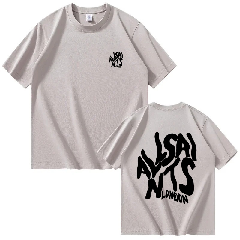 London Elastic Text T-Shirt, B - Street Fashion In London 리뷰 및 가격