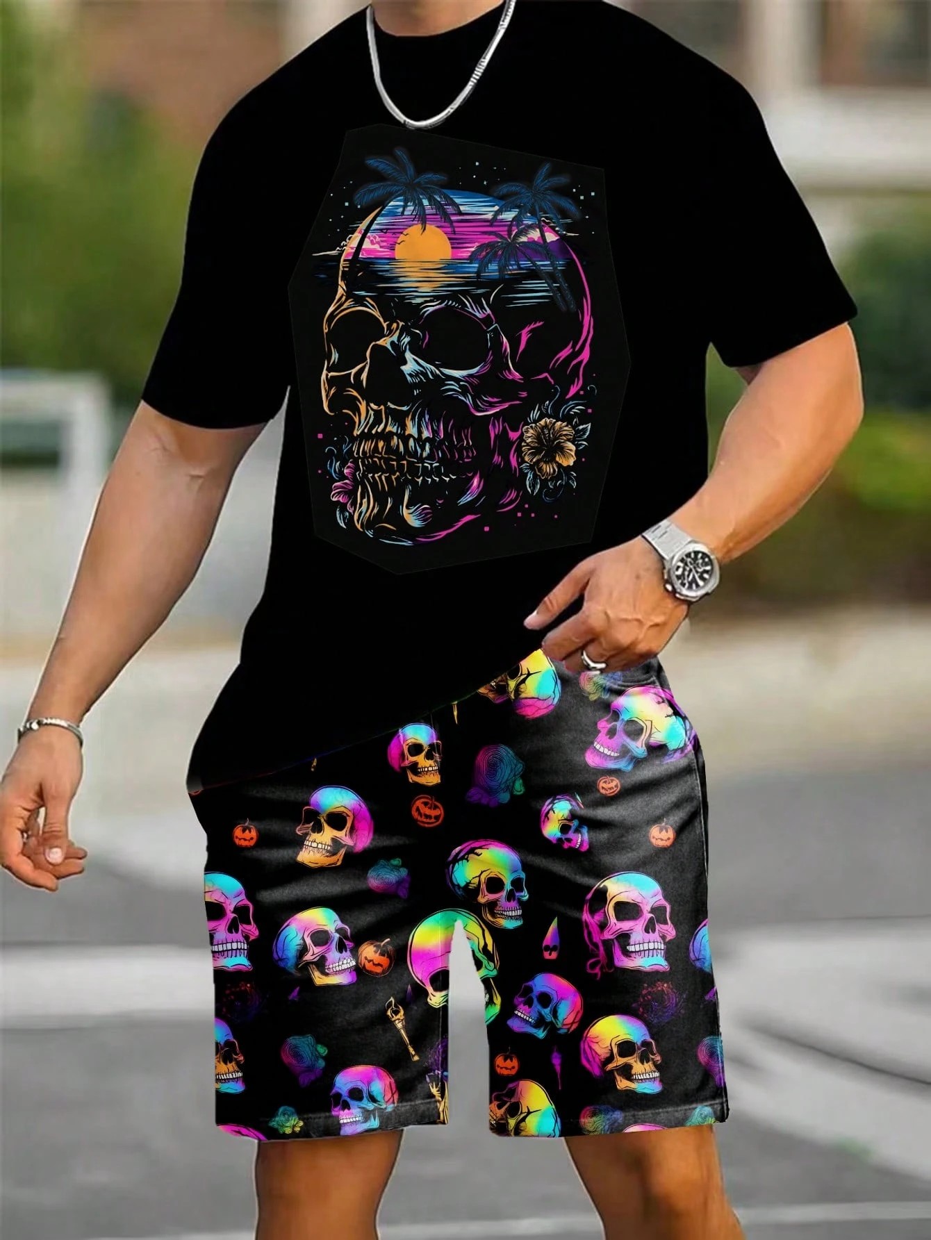 2026 Summer New Men's Short-Sl - Street Fashion Summer 2026 리뷰 및 가격