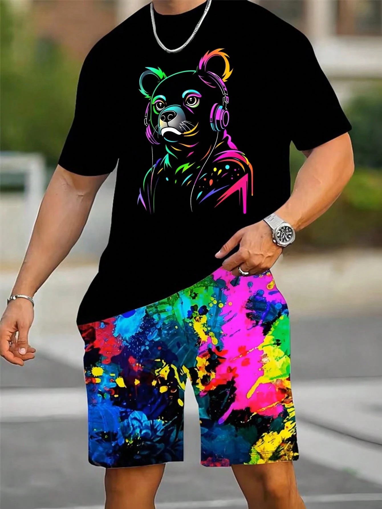 2026 Summer New Men's Short-Sl - Street Fashion Summer 2026 리뷰 및 가격
