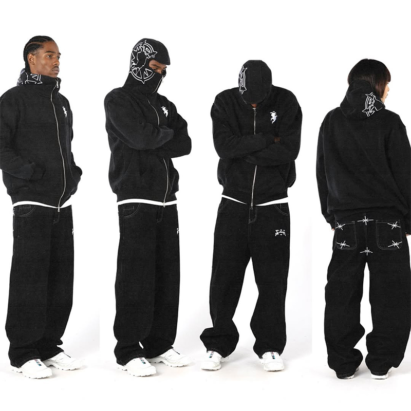 Embroidery Graphic Streetwear  - Graphic Hoodie Streetwear 리뷰 및 가격