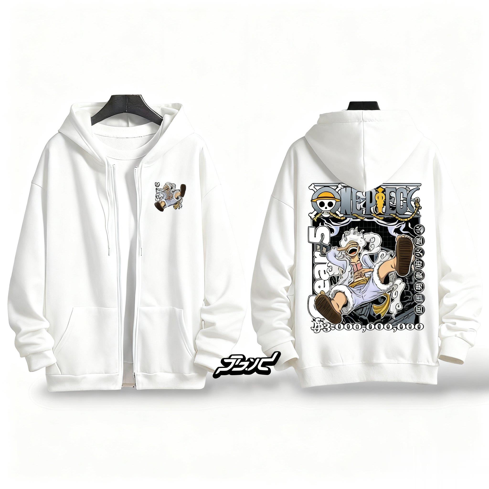 One Piece Gear 5 Luffy Anime H - Graphic Hoodie Streetwear 리뷰 및 가격