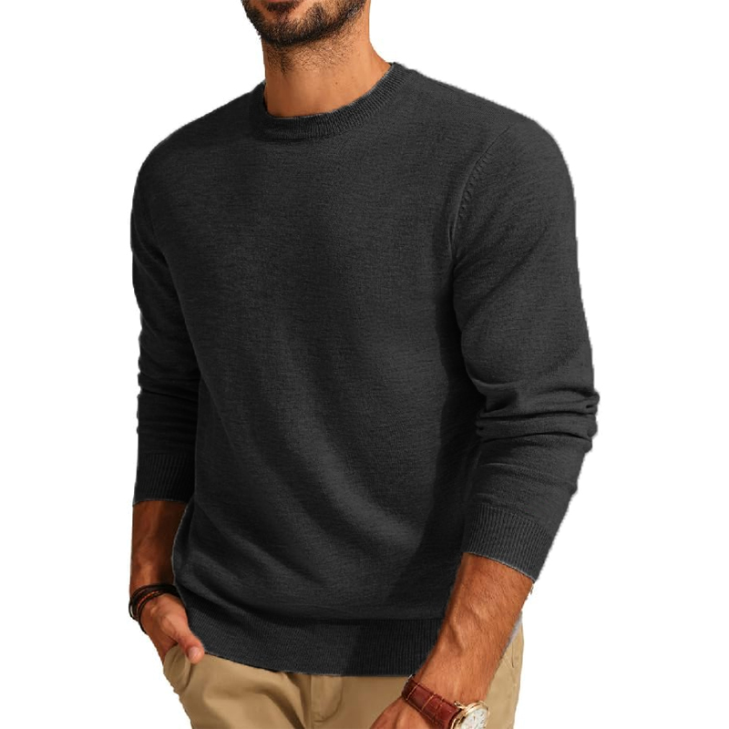 Men's Long Sleeve Sweaters Cre - Street Fashion Game 리뷰 및 가격
