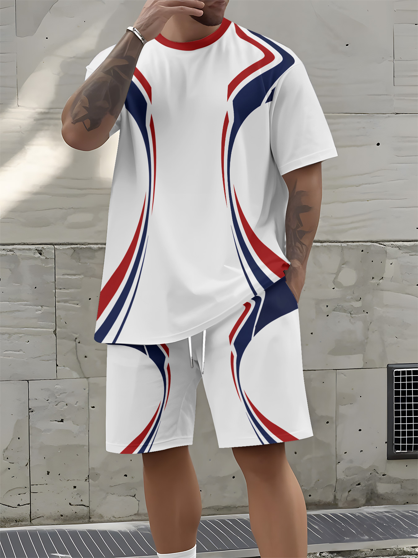 2026 Summer New Men's Short-Sl - Street Fashion Summer 2026 리뷰 및 가격