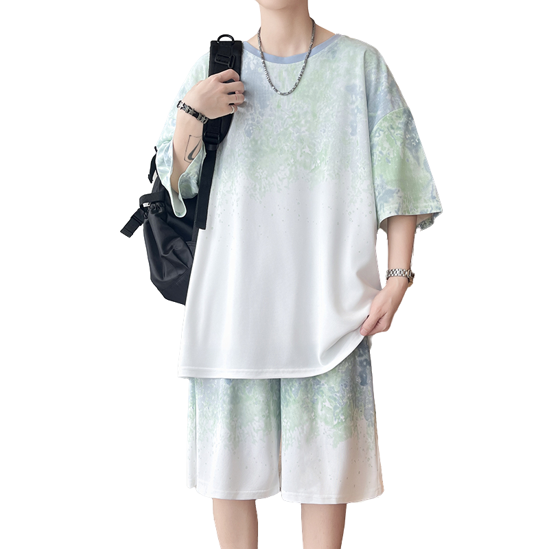 【Top 5-Point Pants】Men's T-Shi - Street Fashion China 리뷰 및 가격