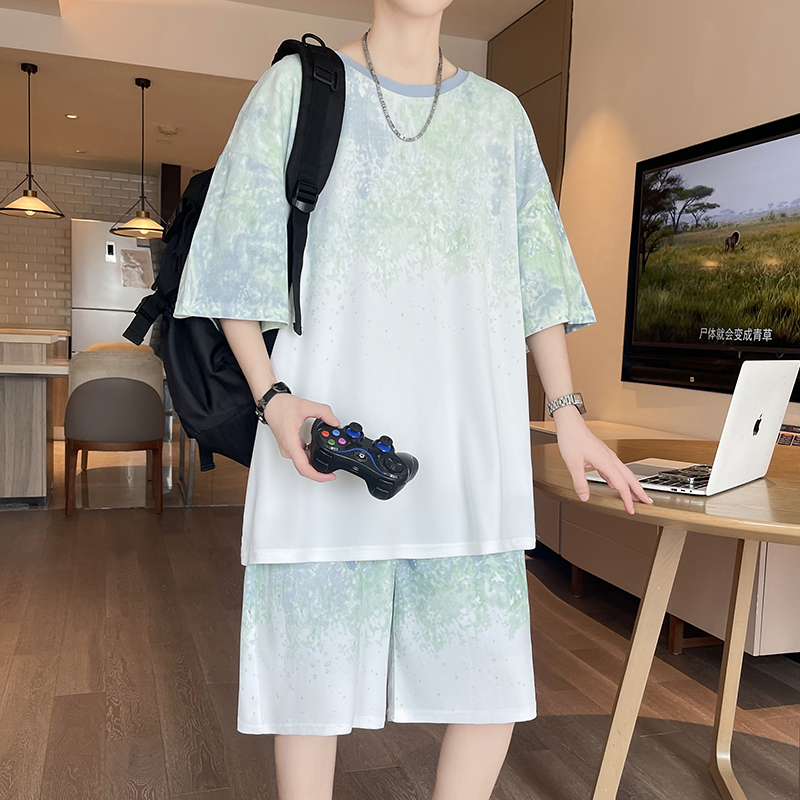 【Top 5-Point Pants】Men's T-Shi - Street Fashion China 리뷰 및 가격