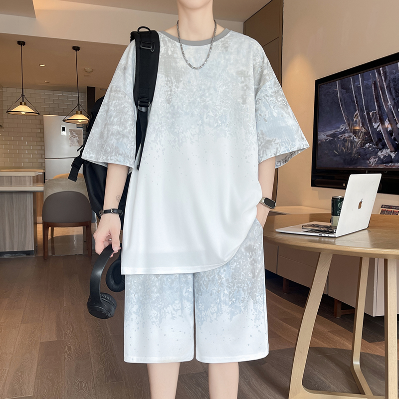 【Top 5-Point Pants】Men's T-Shi - Street Fashion China 리뷰 및 가격